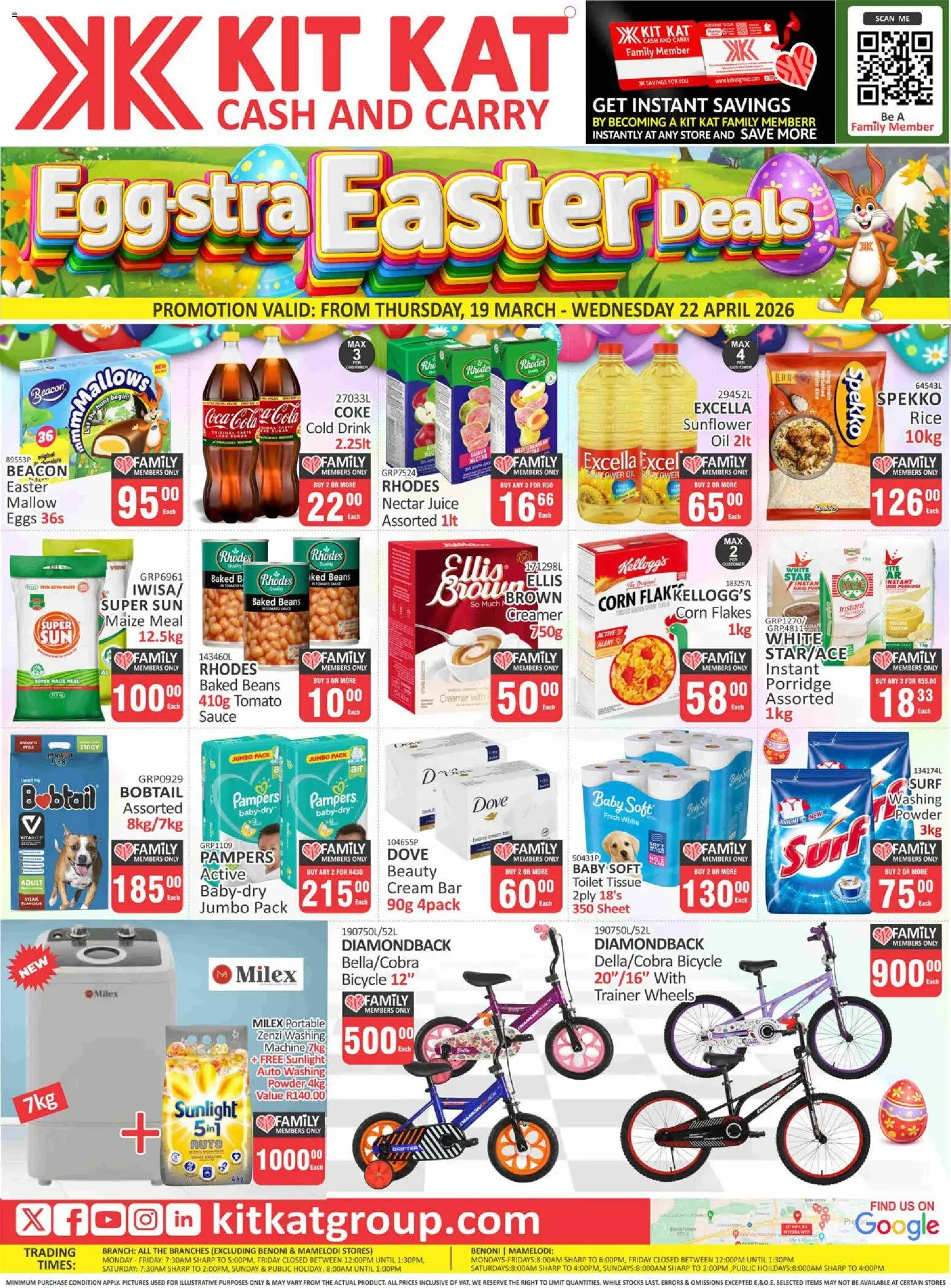 New KIT KAT Cash & Carry catalogue – valid from 19.03.2026 | Page: 1 | Products: Corn, Cream, Flakes, Washing powder