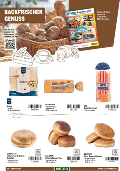Metro  Sortimentskatalog Lieferservice - gültig ab dem 17.09.2024 | Seite: 32 | Produkte: Butter, Toast, Burger, Burger bun