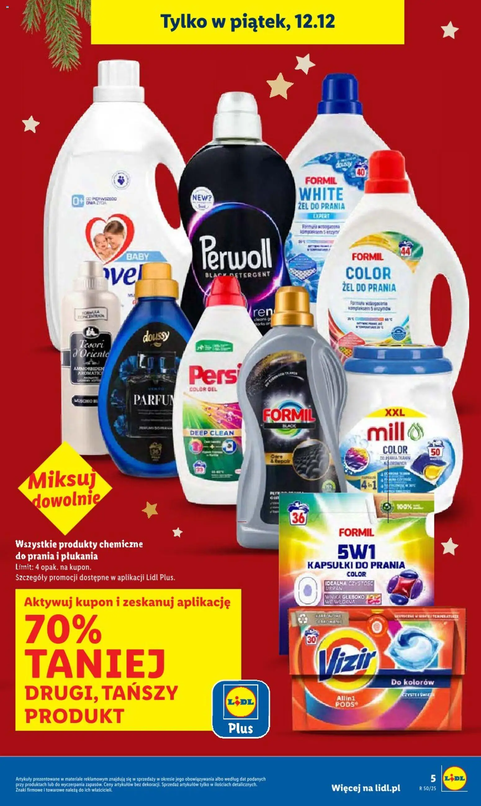Lidl Gazetka od 11.12.2025 | Strona: 5 | Produkty: Tesori d'oriente, Persil, Perfumy, Kapsułki do prania