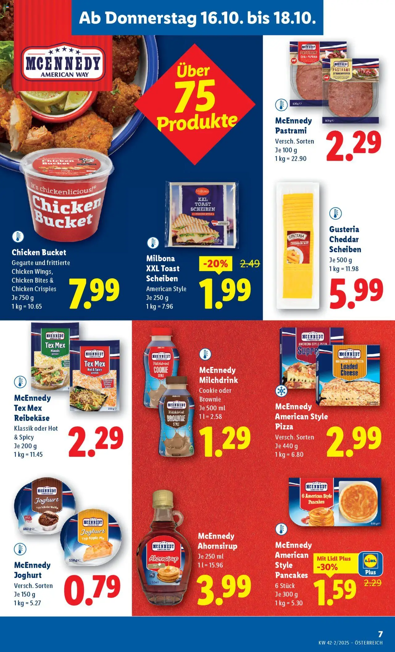 Lidl Flugblatt gültig ab 16.10.2025 | Seite: 11 | Produkte: Apple, Joghurt, Pizza