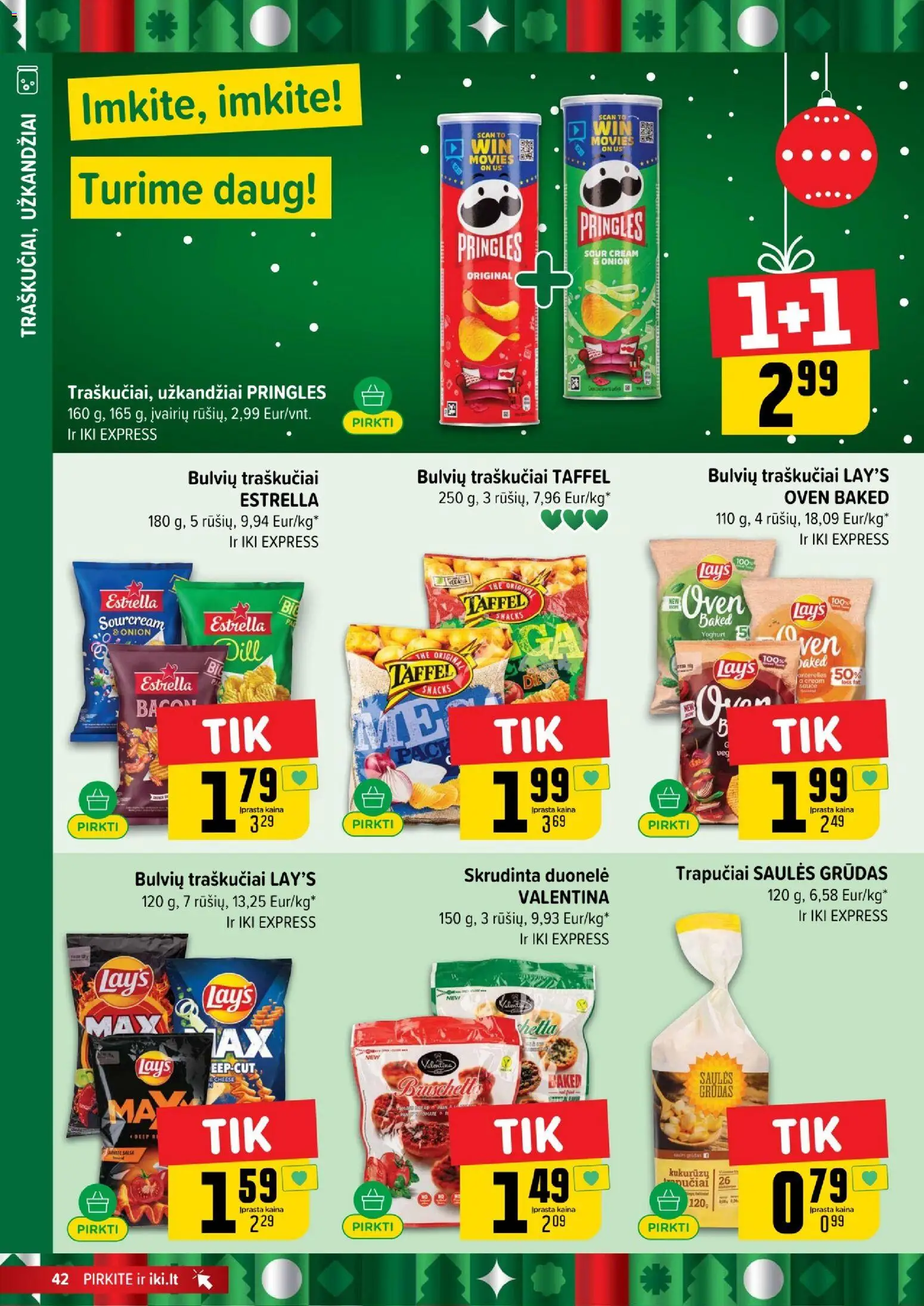 IKI akcijos nuo 22.12.2025 | Puslapis: 42 | Prekių: Traškučiai