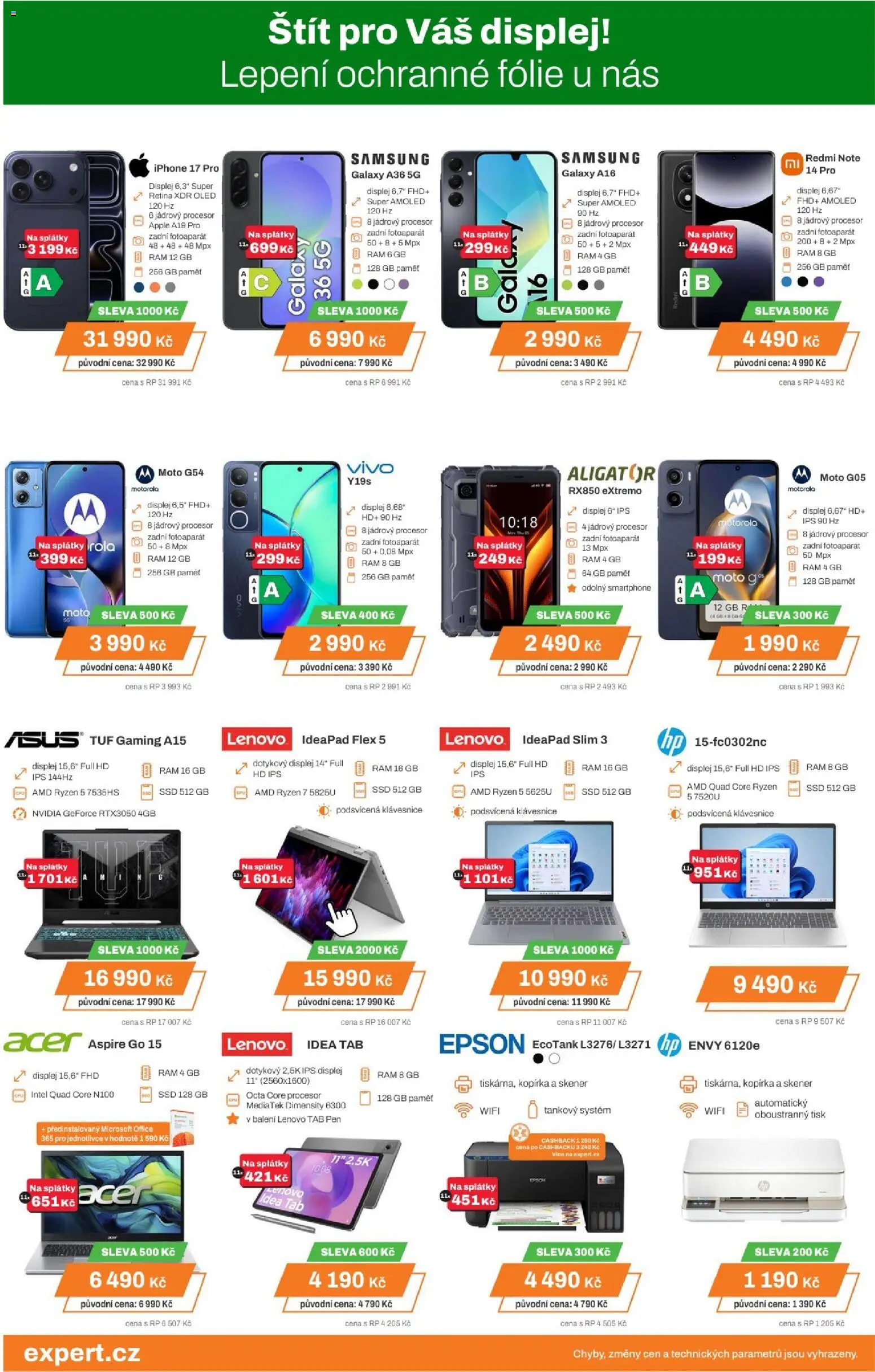 Expert elektro leták od 04.12.2025 | Strana: 8 | Produkty: Smartphone, Fotoaparát, Samsung, Skener