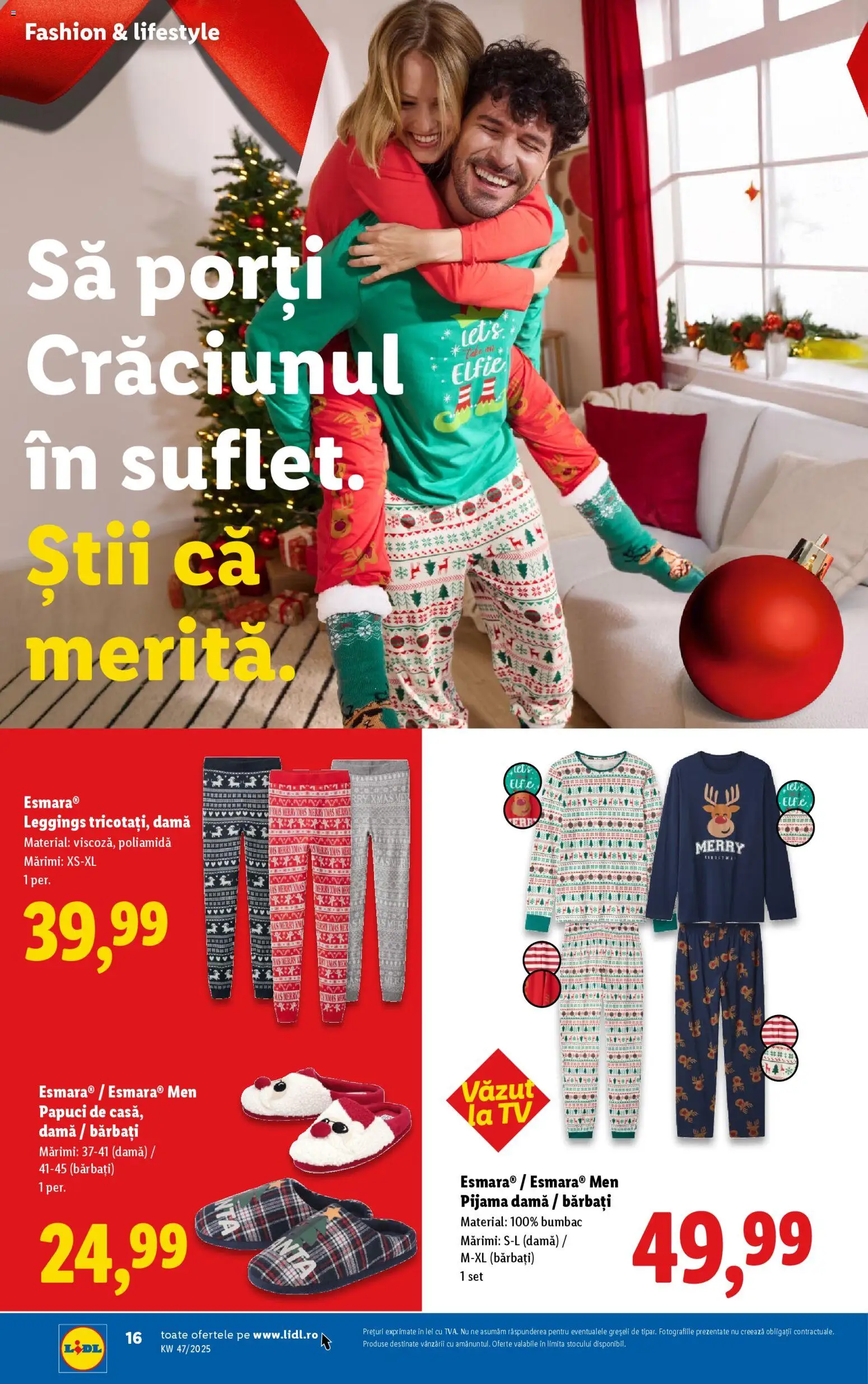 Noul catalog Lidl – valabil de la 17.11.2025 | Pagină: 2 | Produse: Papuci