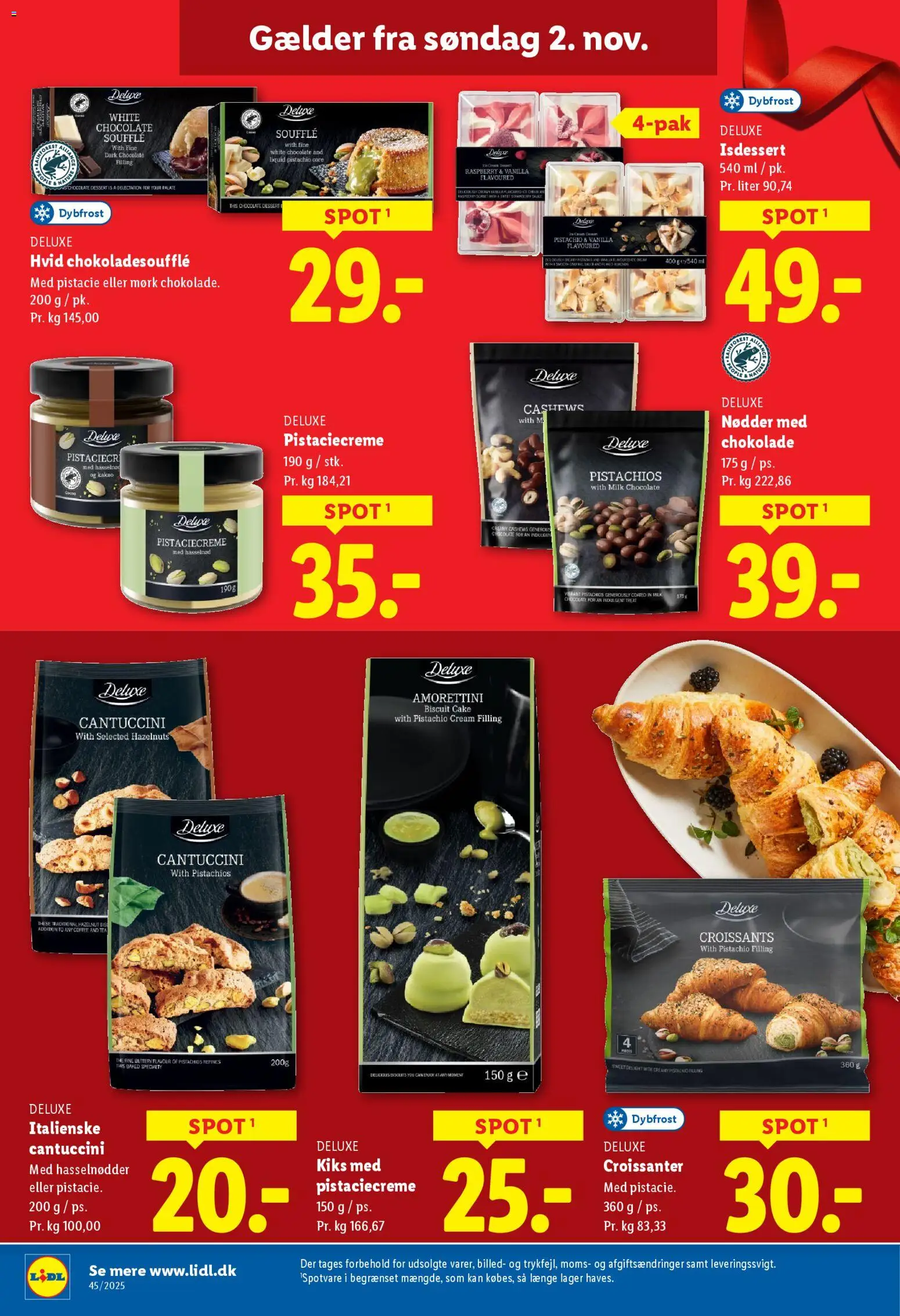 Lidl tilbudsavis – gyldig fra 02.11.2025 | Side: 10 | Produkter: Nødder, Kakao, Hasselnødder, Søm