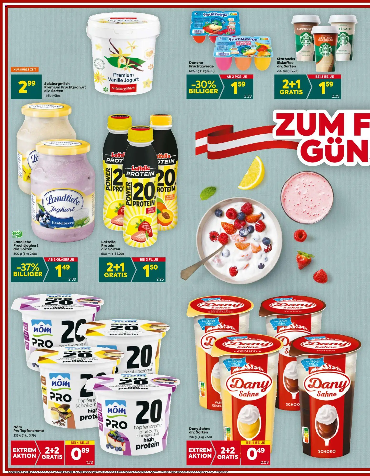 Billa Plus Flugblatt - Wien gültig ab 23.10.2025 | Seite: 10 | Produkte: Sahne, Milch, Joghurt