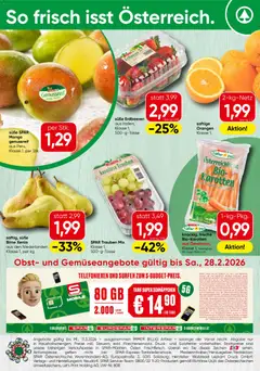 Spar Obst & Gemüse ab 23.02.2026 gültig