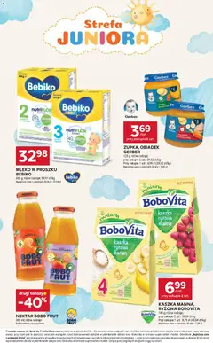 Pogląd oferty "Stokrotka Gazetka" - ważna od 13.11.2025 | Strona: 40 | Produkty: Malina, Mleko w proszku, Mleko, Banan