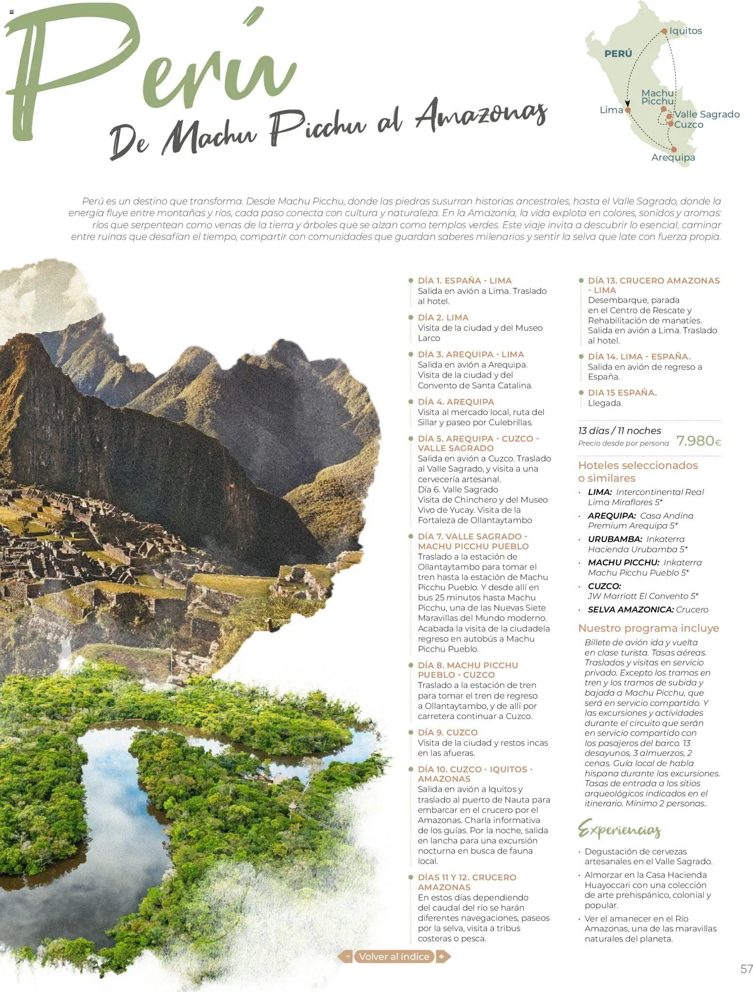 Viajes El Corte Inglés - Catálogo Tourmundial Premium │ válido desde el 01.01.2026 | Página: 59 | Productos: Lima