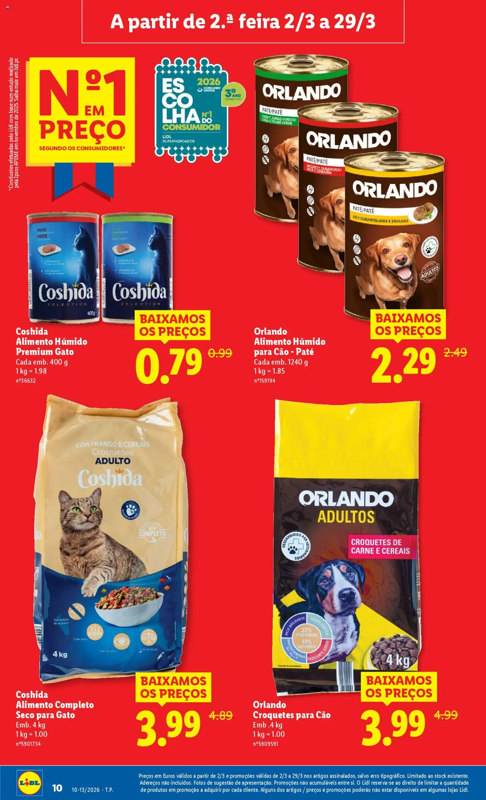 Lidl folheto │ válido de 02.03.2026 | Página: 10 | Produtos: Frango, Base, Carne, Cenoura