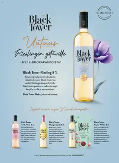 K-Market-mainoslehti voimassa 01.10.2025 alkaen | Sivu: 52 | Tuotteet: Valkoviini, Mango, Sprite, Voi