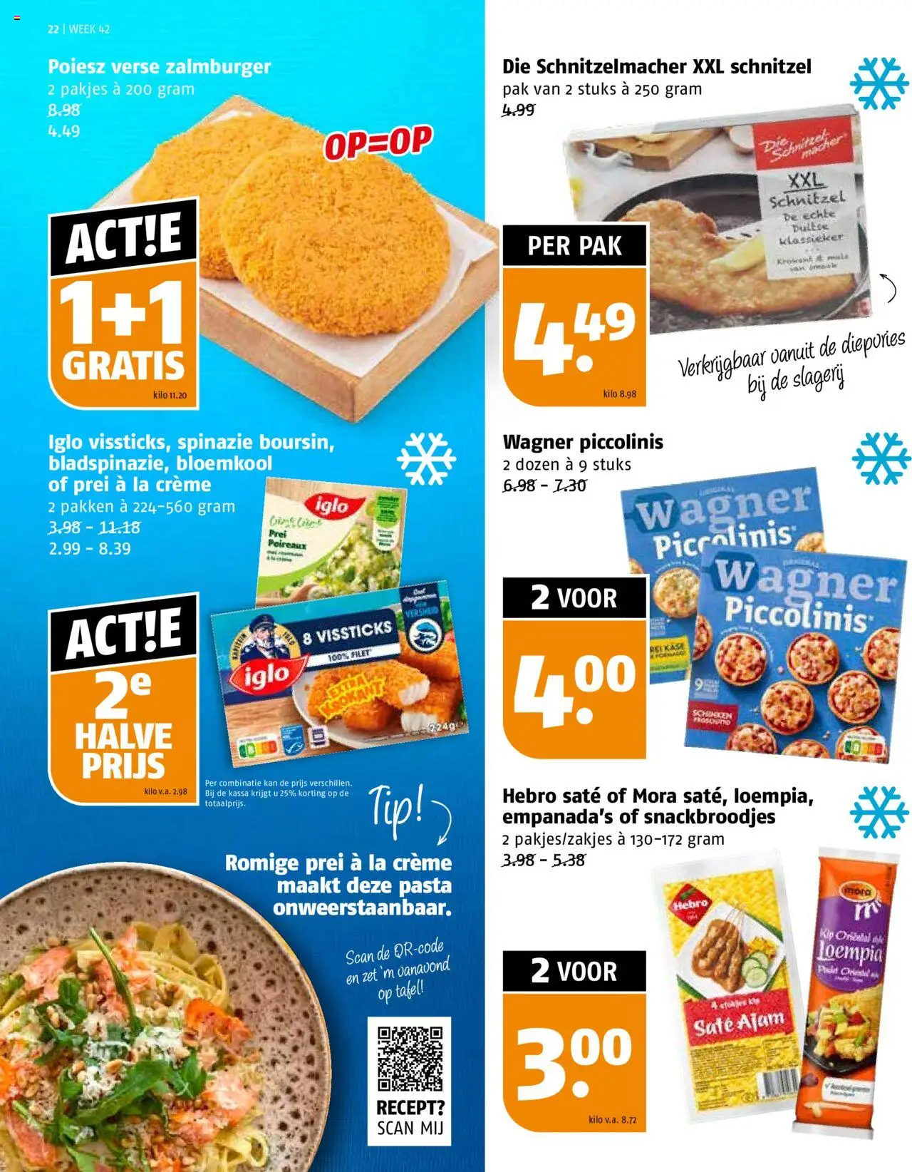 {H1} | Pagina: 22 | Producten: Bloemkool, Tafel, Kip, Crème