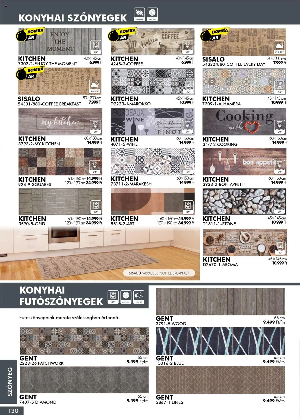 Diego akciós ujság - amely érvényes a következő dátumtól: 02.10.2025 | Oldal: 130 | Termékek: Szőnyegek, Szőnyeg