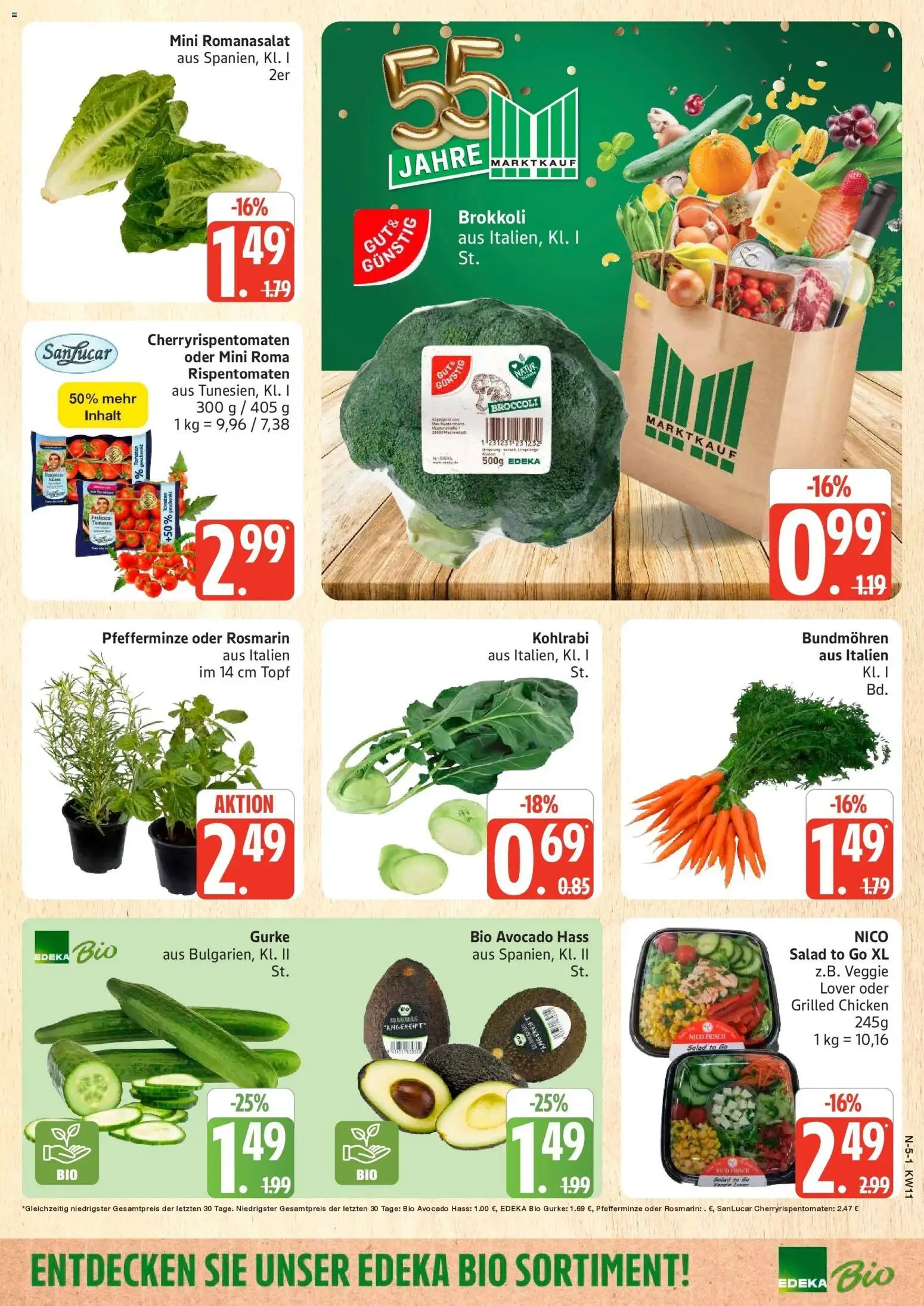 Marktkauf Prospekt Cuxhaven – gültig ab 09.03.2026 | Seite: 5 | Produkte: Kohlrabi, Avocado, Brokkoli