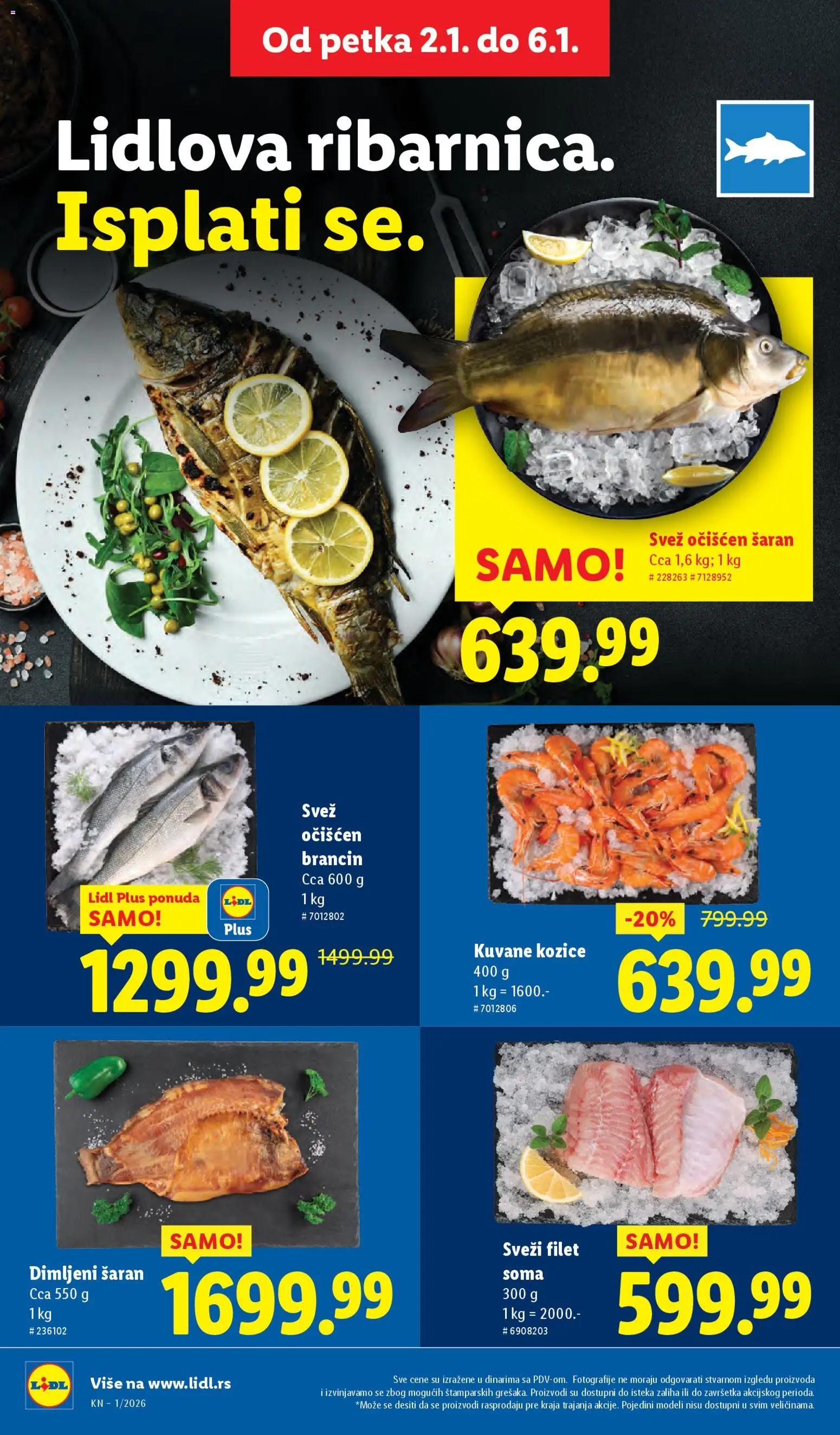 Lidl katalog - važi od 02.01.2026 | Strana: 16 | Proizvode: Brancin