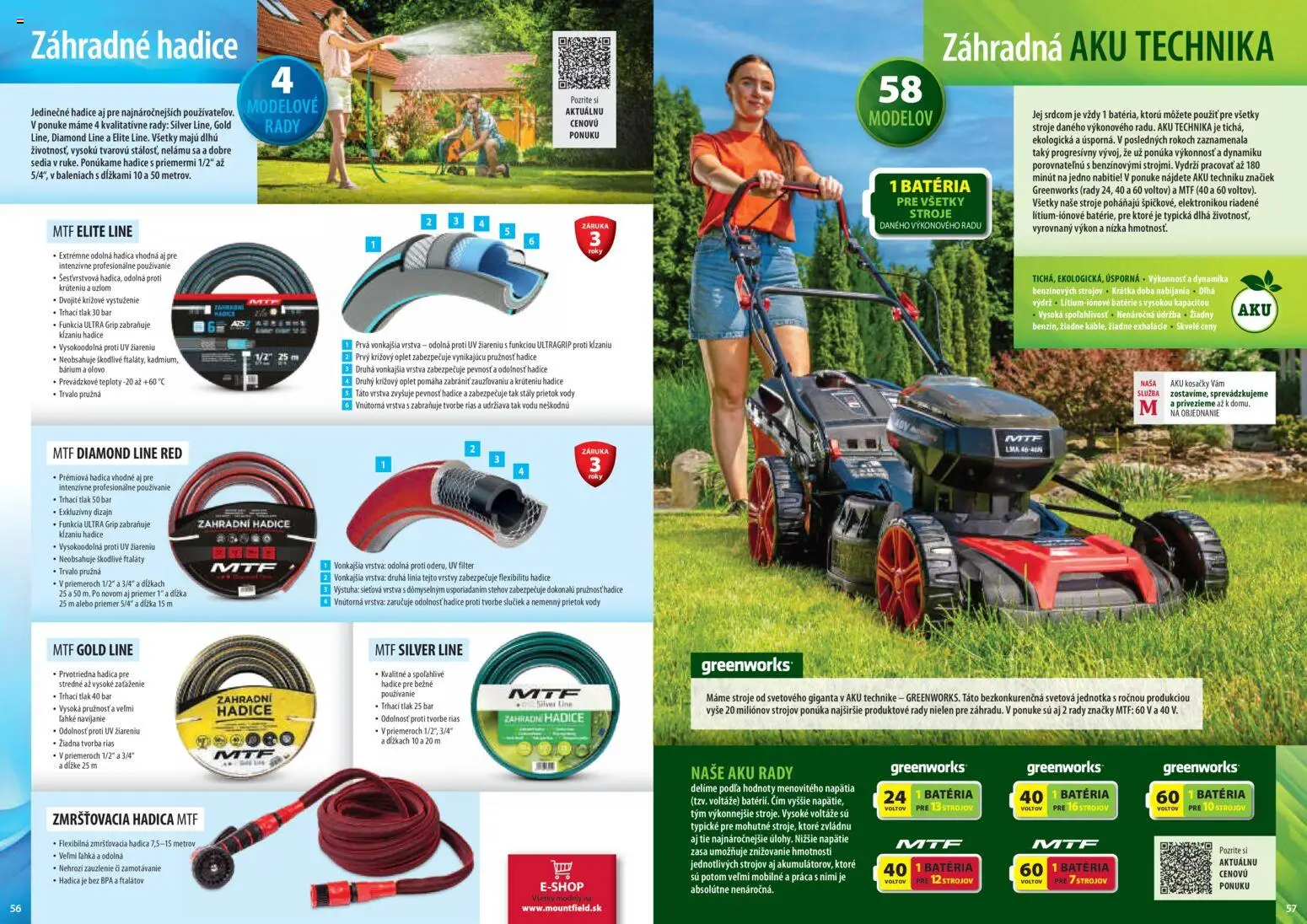 Nové Mountfield akcie – leták je platný od 25.03.2026 | Strana: 29 | Produkty: Kosačky, Aku, Batéria