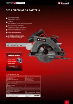 Anteprima del volantino Einhell volantino Elettroutensili  valido a partire dal 17.03.2026 | Pagina: 51 | Prodotti: Scivolo, Batteria, Batterie, Caricabatterie