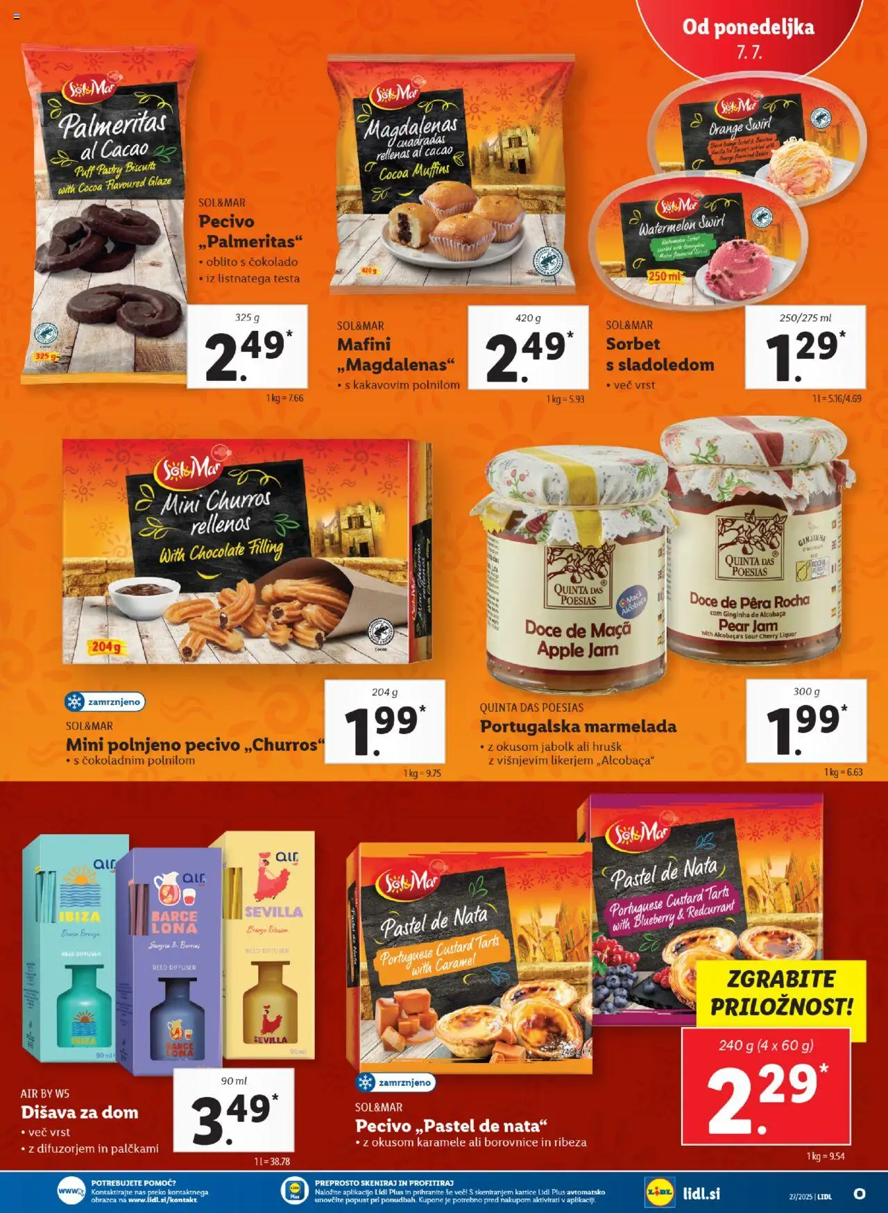 Lidl - Maribor │ velja od 03.07.2025 | Stran: 49 | Izdelki: Disava, Sok, Borovnice, Sol