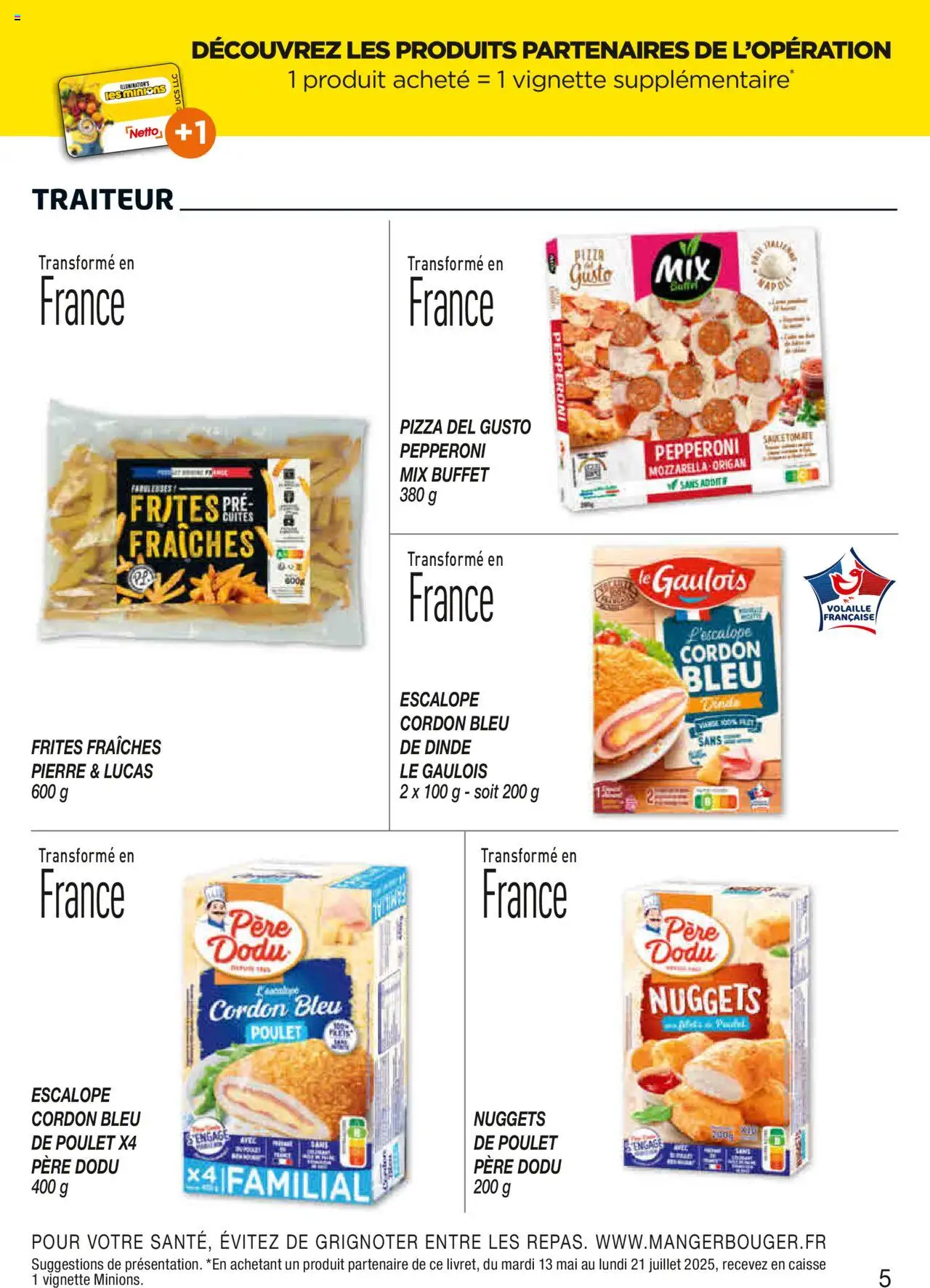  | Page: 5 | Produits: Pepperoni, Volaille, Buffet, Cordon bleu