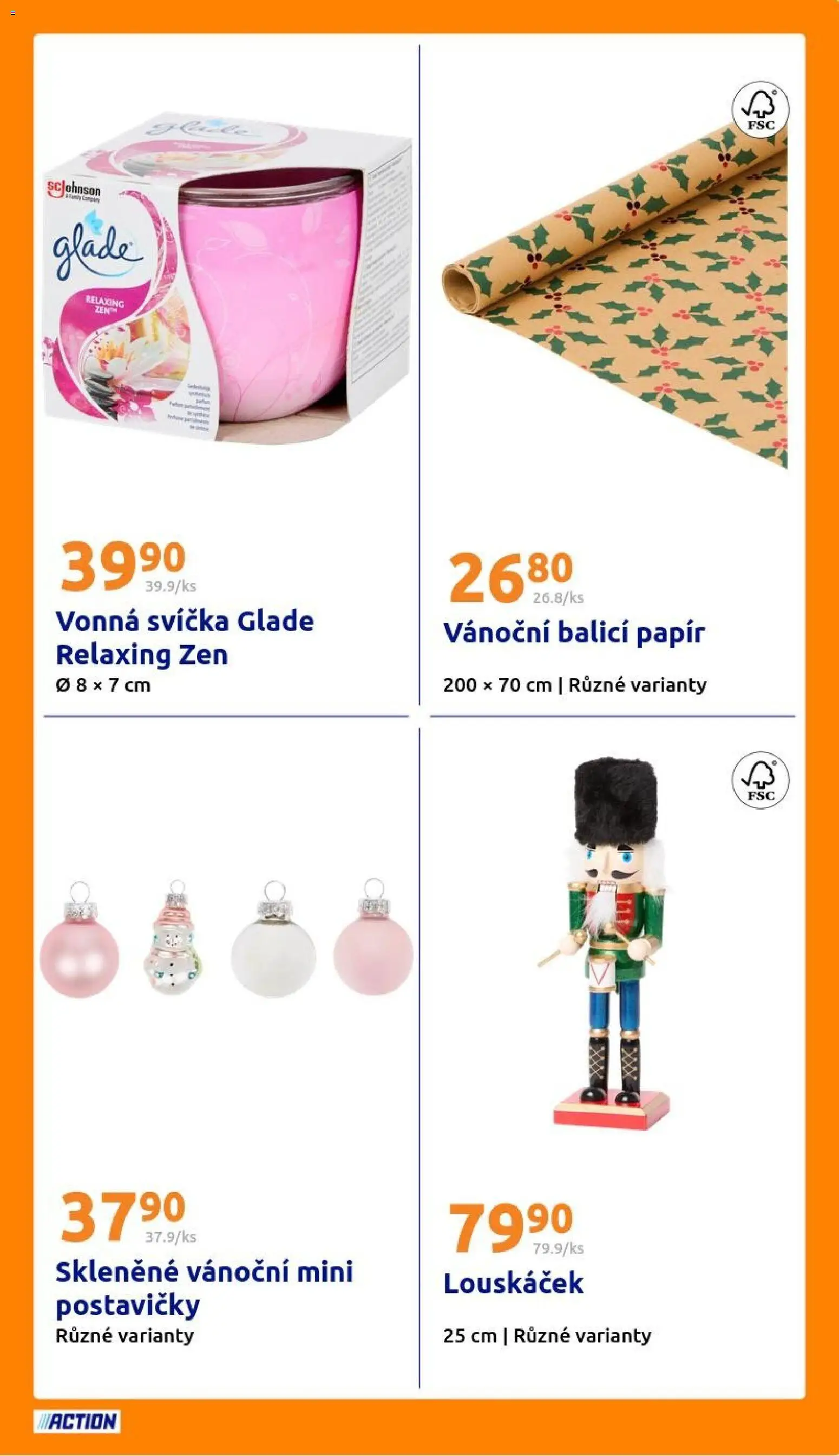 Action leták od 19.11.2025 | Strana: 27 | Produkty: Svíčka, Louskáček