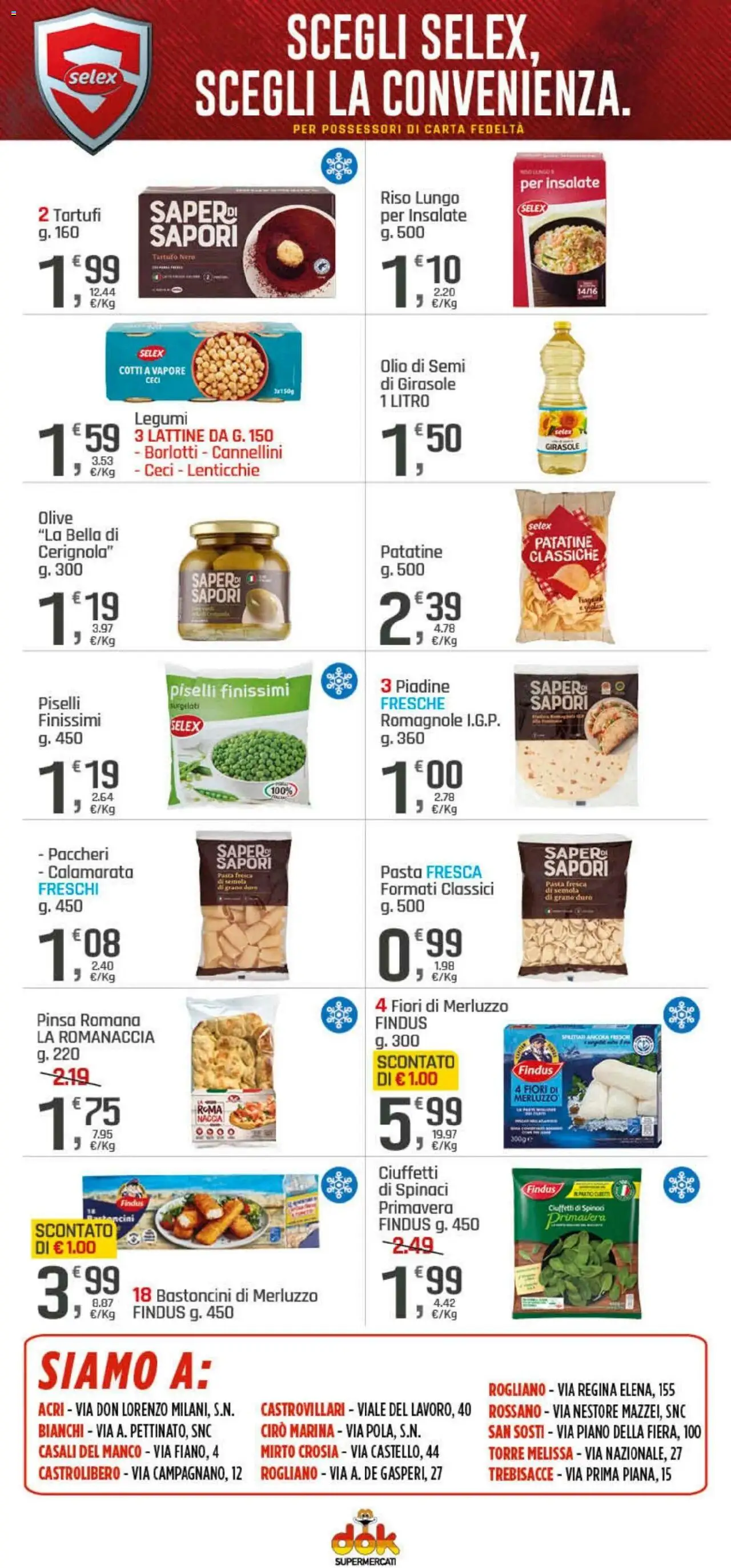Volantino DOK del 21.08.2025 | Pagina: 13 | Prodotti: Cannellini, Olio, Olive, Paccheri