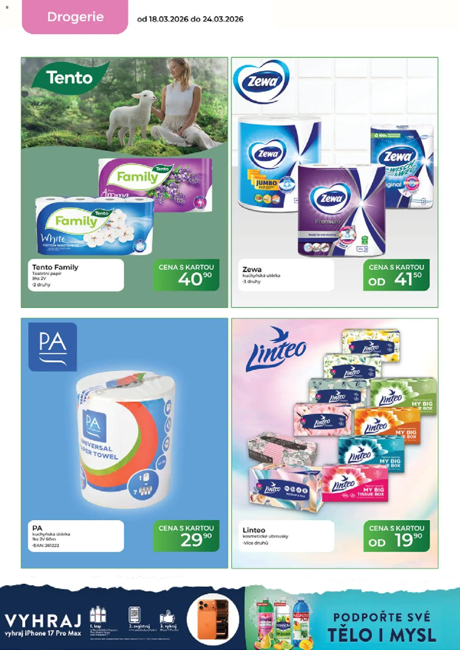 Tamda Foods leták od 18.03.2026 | Strana: 56 | Produkty: Toaletní papír, Ubrousky, Zewa, Drogerie