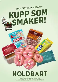 Forhåndsvisning av Holdbart kundeavis gyldig fra 22.04.2026