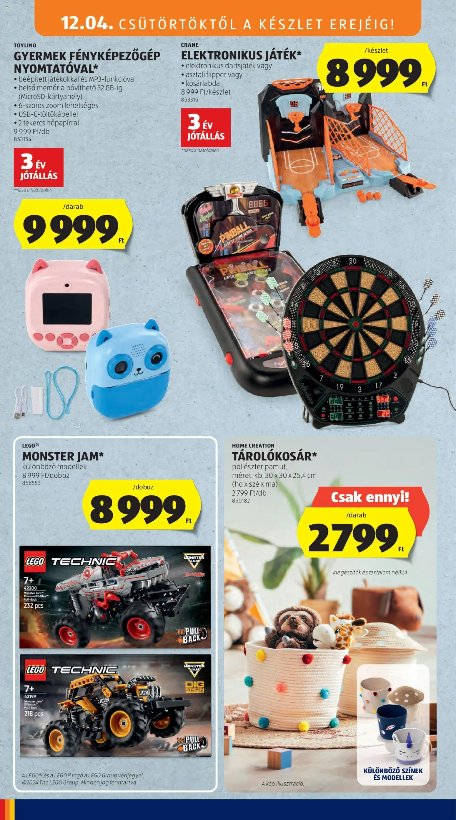 Aldi akciós ujság - amely érvényes a következő dátumtól: 04.12.2025 | Oldal: 6 | Termékek: Fényképezőgép