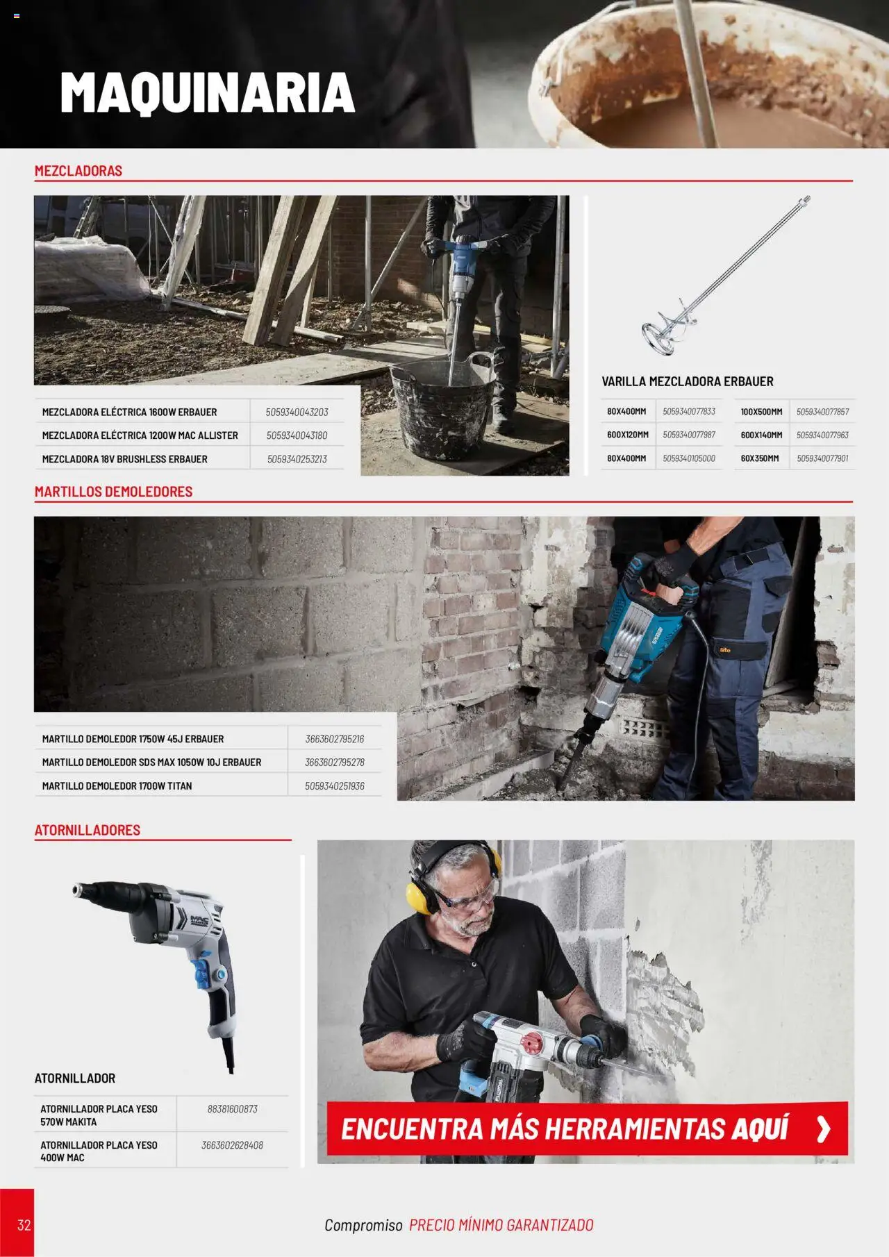 Brico Depôt Catálogo Construcción │ válido desde el 01.04.2025 | Página: 32 | Productos: Mac