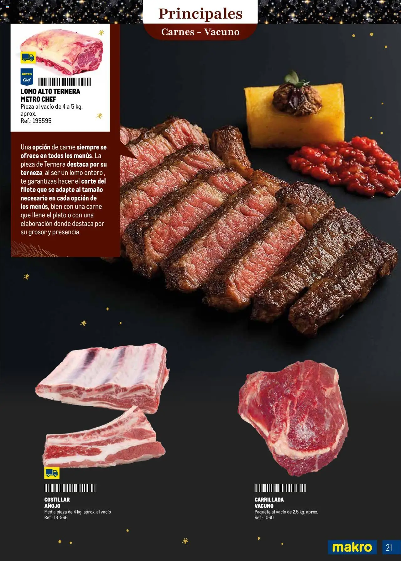 Makro - Comidas y Cenas de Navidad Norte 2 │ válido desde el 03.10.2025 | Página: 21 | Productos: Té, Filete