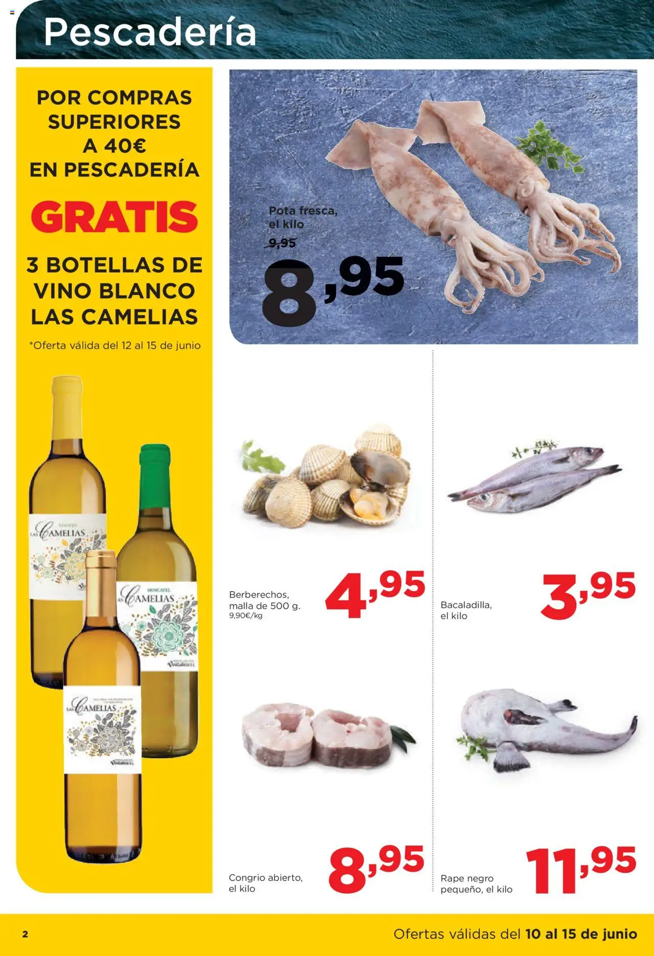 Alimerka folleto Asturias │ válido desde el 09.06.2025 | Página: 2 | Productos: Berberechos, Vino