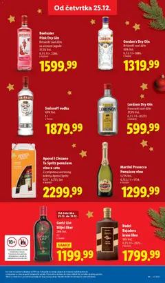 Smirnoff vodka, 40% Vol., 1 l - pregled Lidl kataloga - važi od 25.12.2025 | Strana: 29