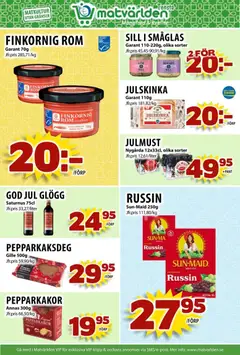 Matvärlden - erbjudanden - Förhandsvisning av reklamblad från butik Matvärlden aktuell från 01.12.2025 | Sida: 6