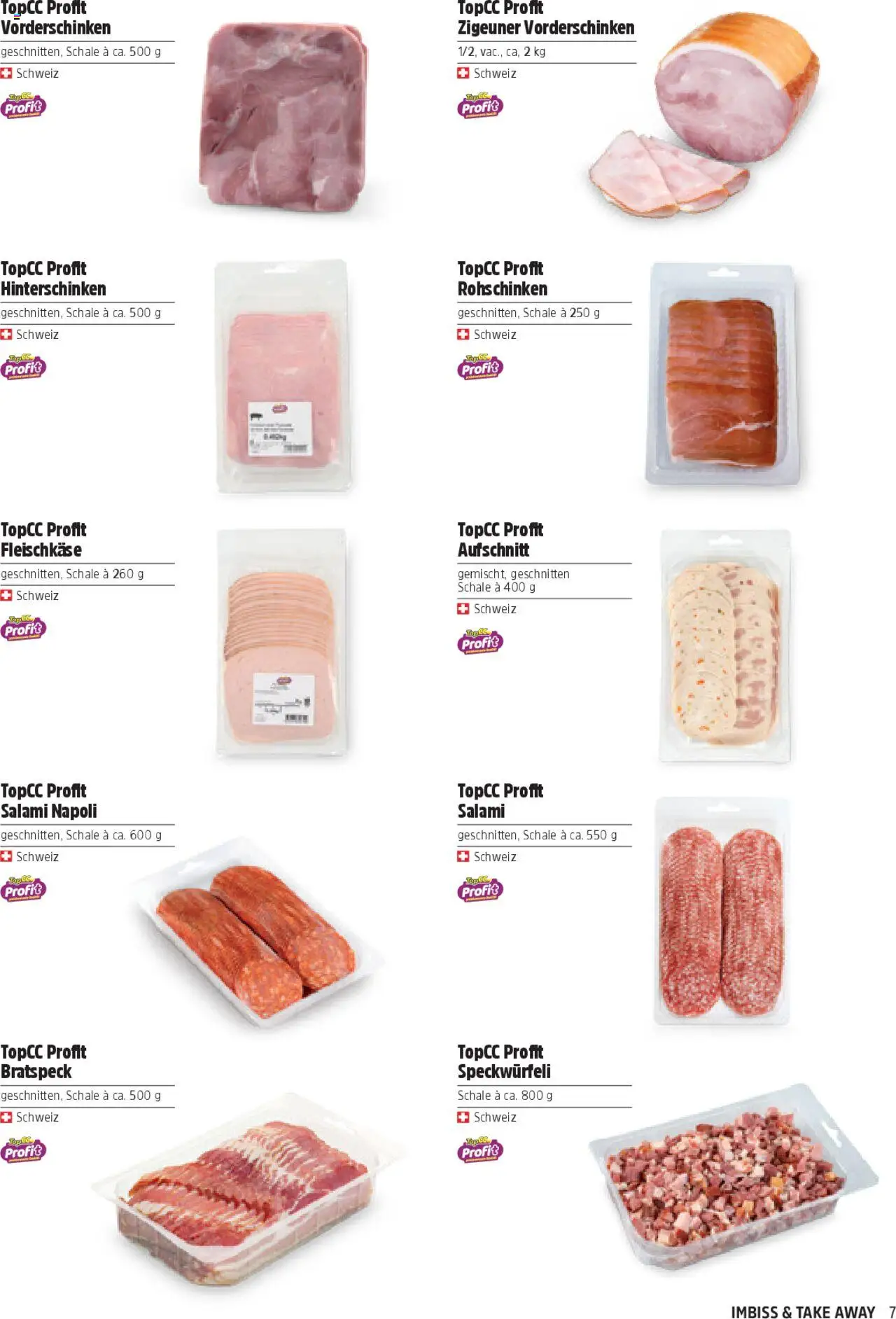 TopCC Aktionen Imbiss & Take Away  ab 06.06.2025 | Seite: 7 | Produkte: Salami