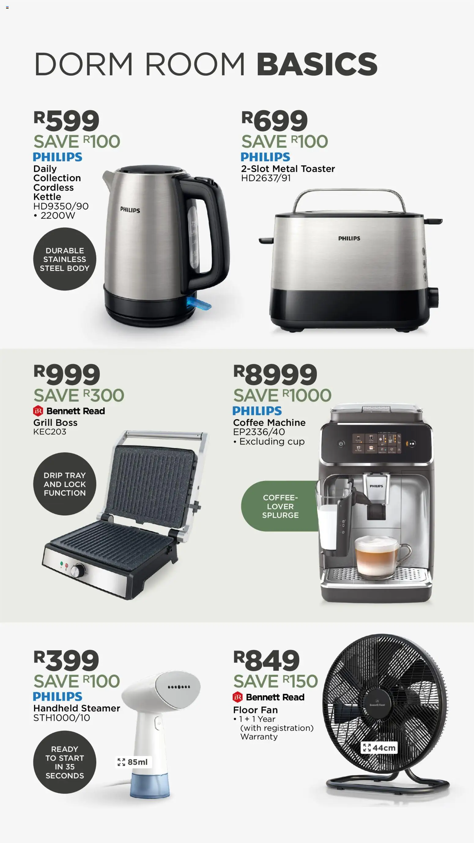 New House and Home catalogue – valid from 05.01.2026 | Page: 18 | Products: Kettle, Fan, Lock, Floor fan
