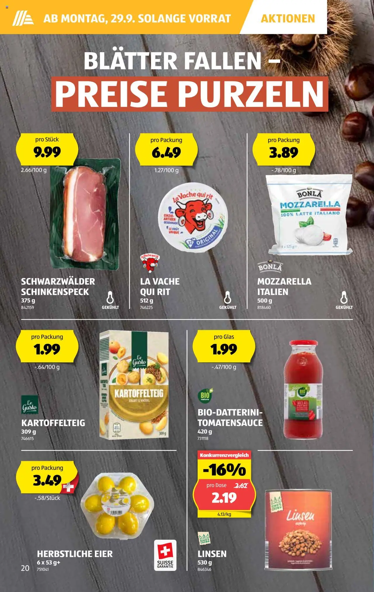 Aldi Aktionen – gültig ab 25.09.2025 | Seite: 21 | Produkte: Eier