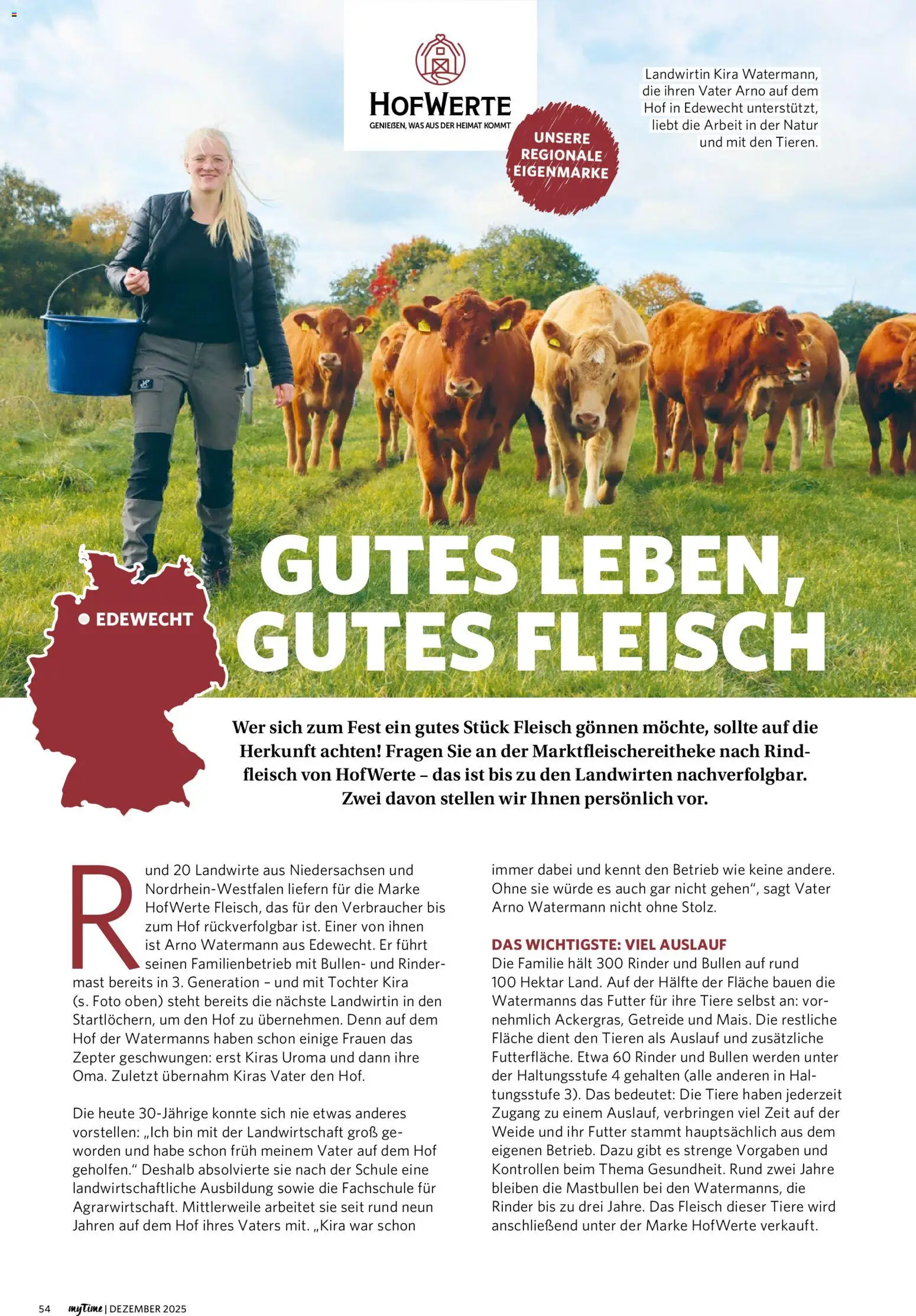 Combi  myTime Dezember 2025 – gültig ab 01.12.2025 | Seite: 54 | Produkte: Getreide, Fleisch