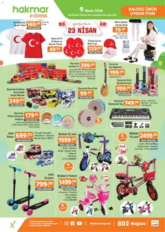 09.04.2026 tarihinden itibaren geçerli olan Hakmar Express kataloğu önizlemesi