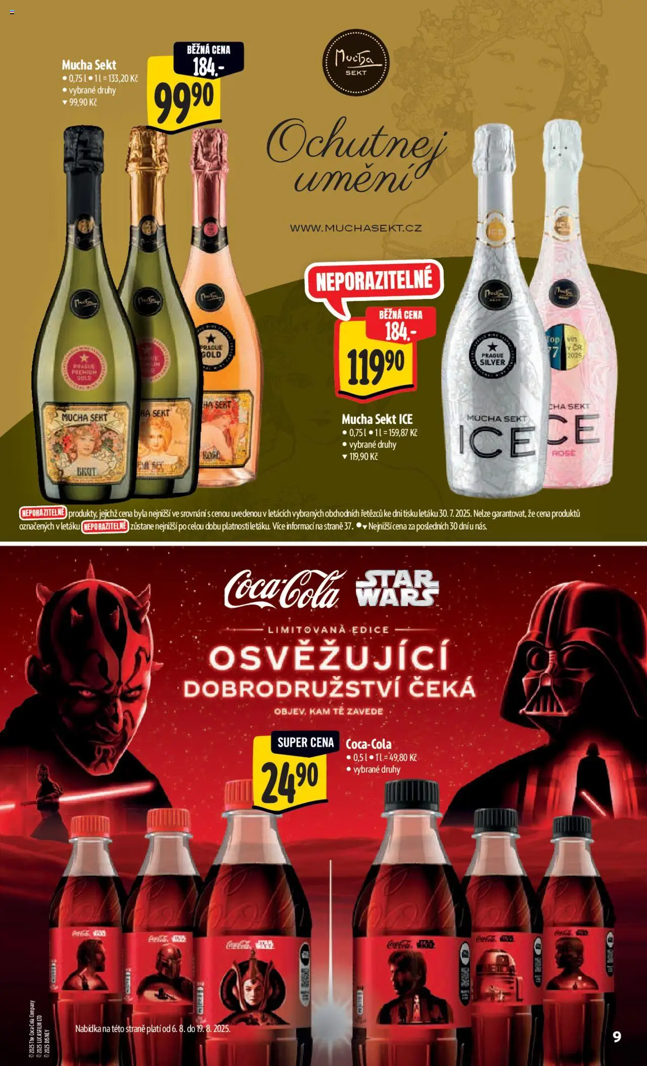 Albert leták - Hypermarket od 06.08.2025 | Strana: 14 | Produkty: Sekt, Mucha sekt