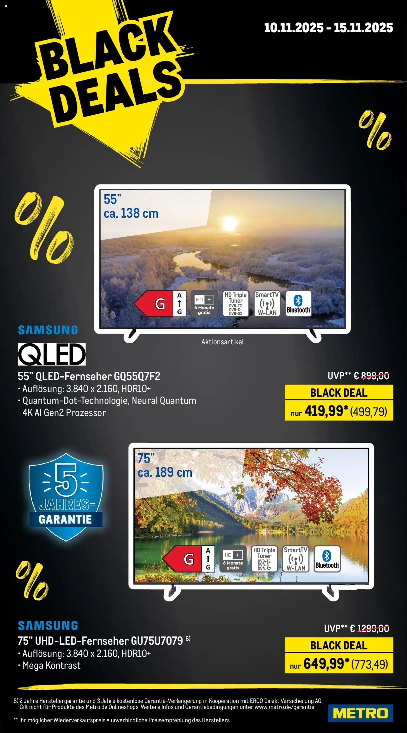 Metro - Black Friday – gültig ab 10.11.2025 | Seite: 20 | Produkte: Samsung