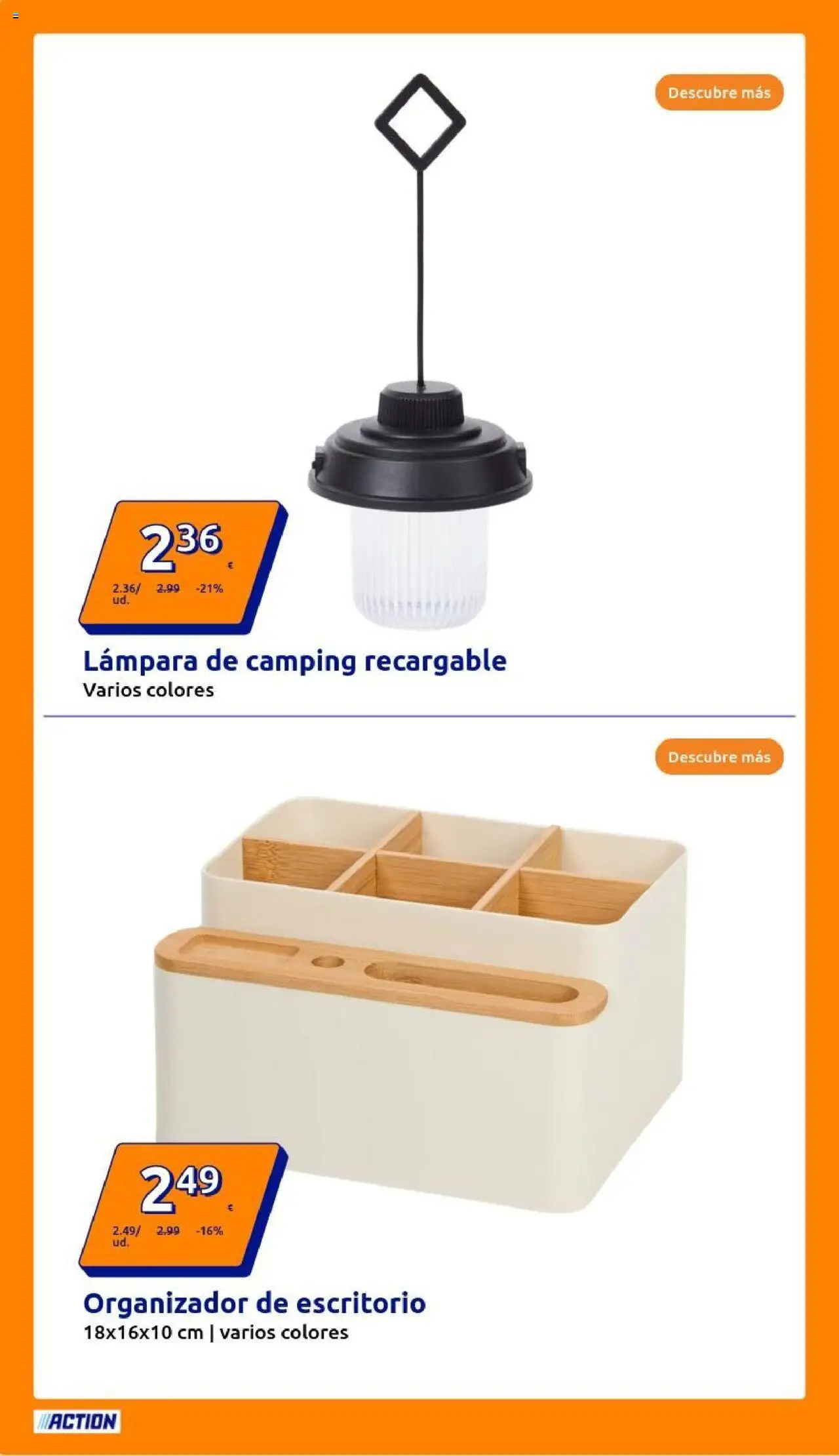 Action - Action ES week 26 2025 │ válido desde el 18.06.2025 | Página: 14 | Productos: Organizador, Lámpara