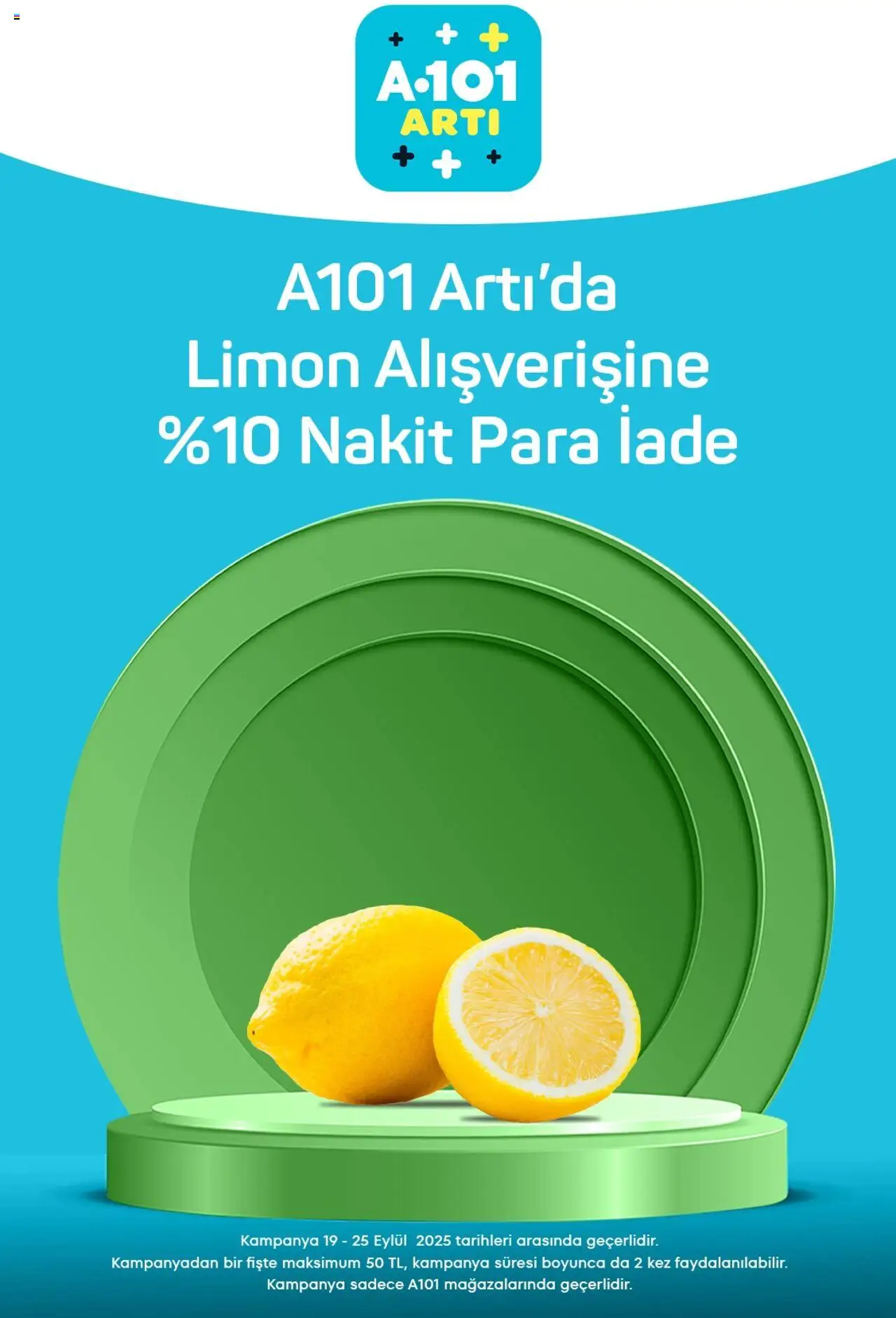A101 Arti - 19.09.2025 tarihinden itibaren geçerlidir | Sayfa: 7 | Ürünler: Limon