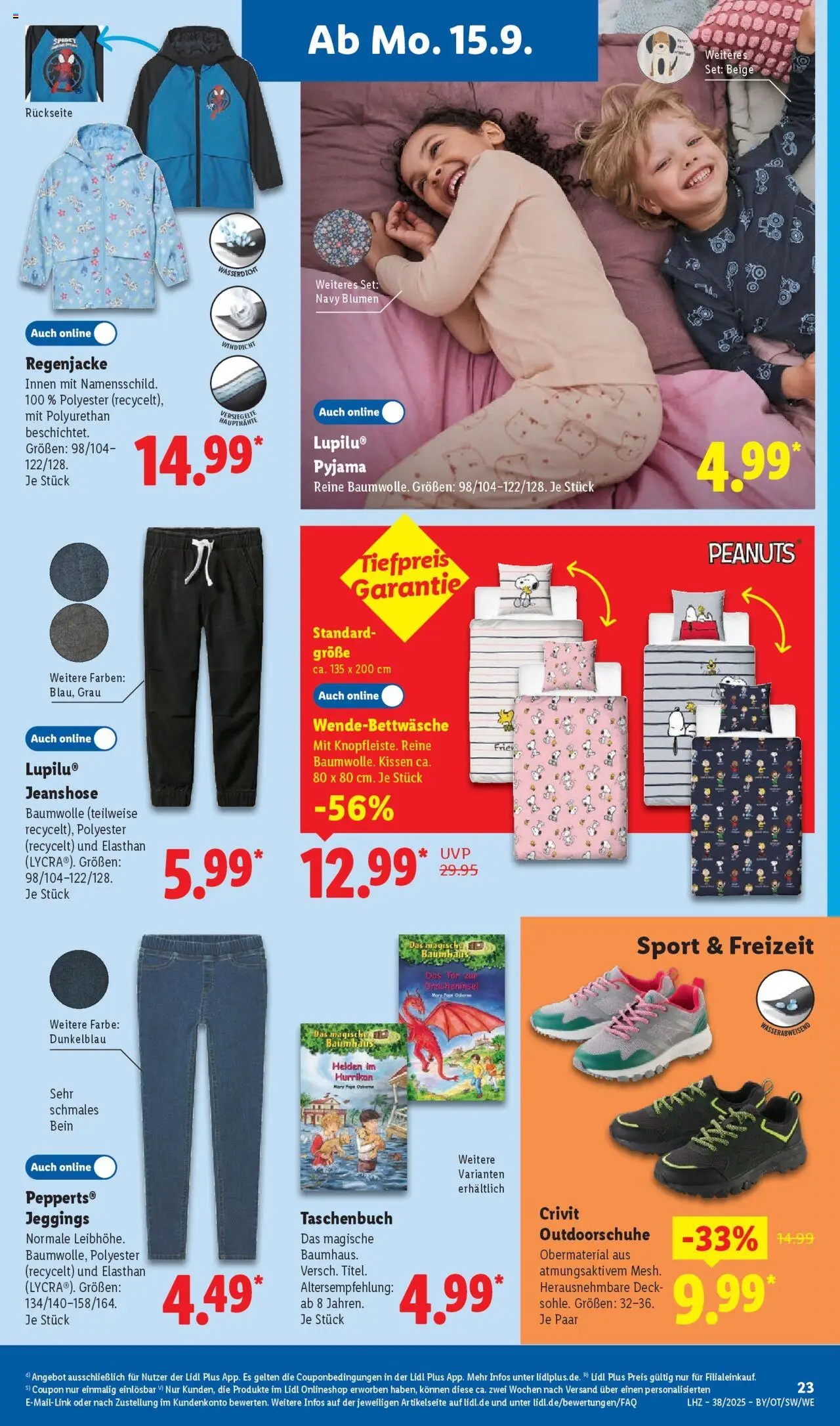 Lidl Prospekt Aarbergen – gültig ab 15.09.2025 | Seite: 37 | Produkte: Kissen, Osborne, Blumen, Pyjama