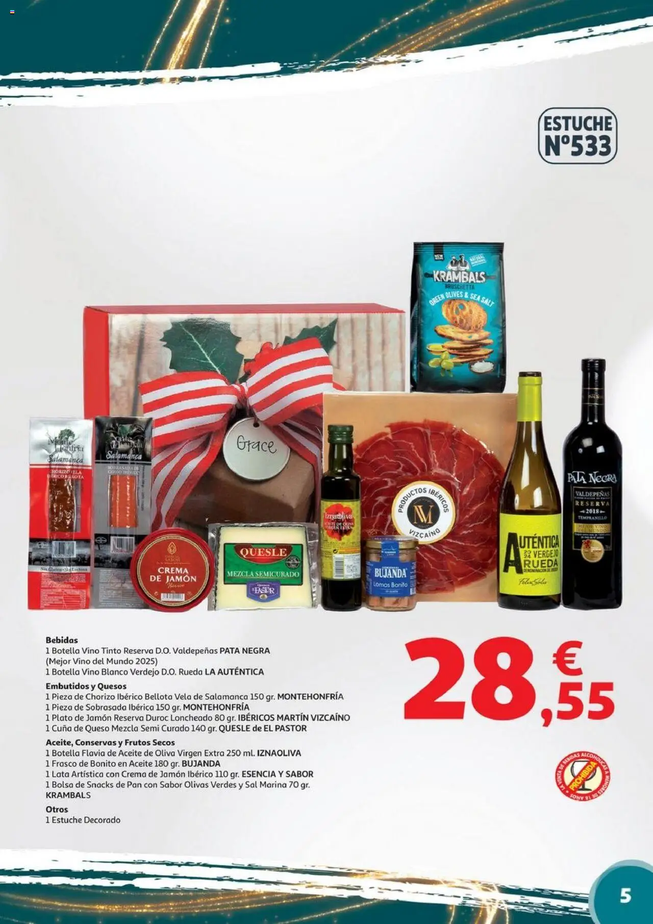 Alcampo - Valencia y Castellón │ válido desde el 06.11.2025 | Página: 5 | Productos: Jamón ibérico, Aceite de oliva, Νυχτικό, Bolsa