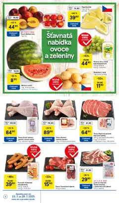 Tesco leták - Supermarket od 23.07.2025 | Strana: 4