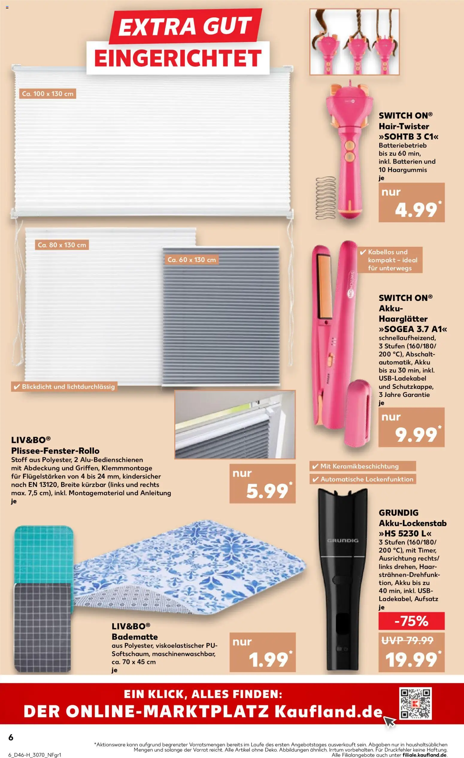 Kaufland prospekt Leipzig	 – gültig ab 13.11.2025 | Seite: 6 | Produkte: USB, Haarglätter, Batterien