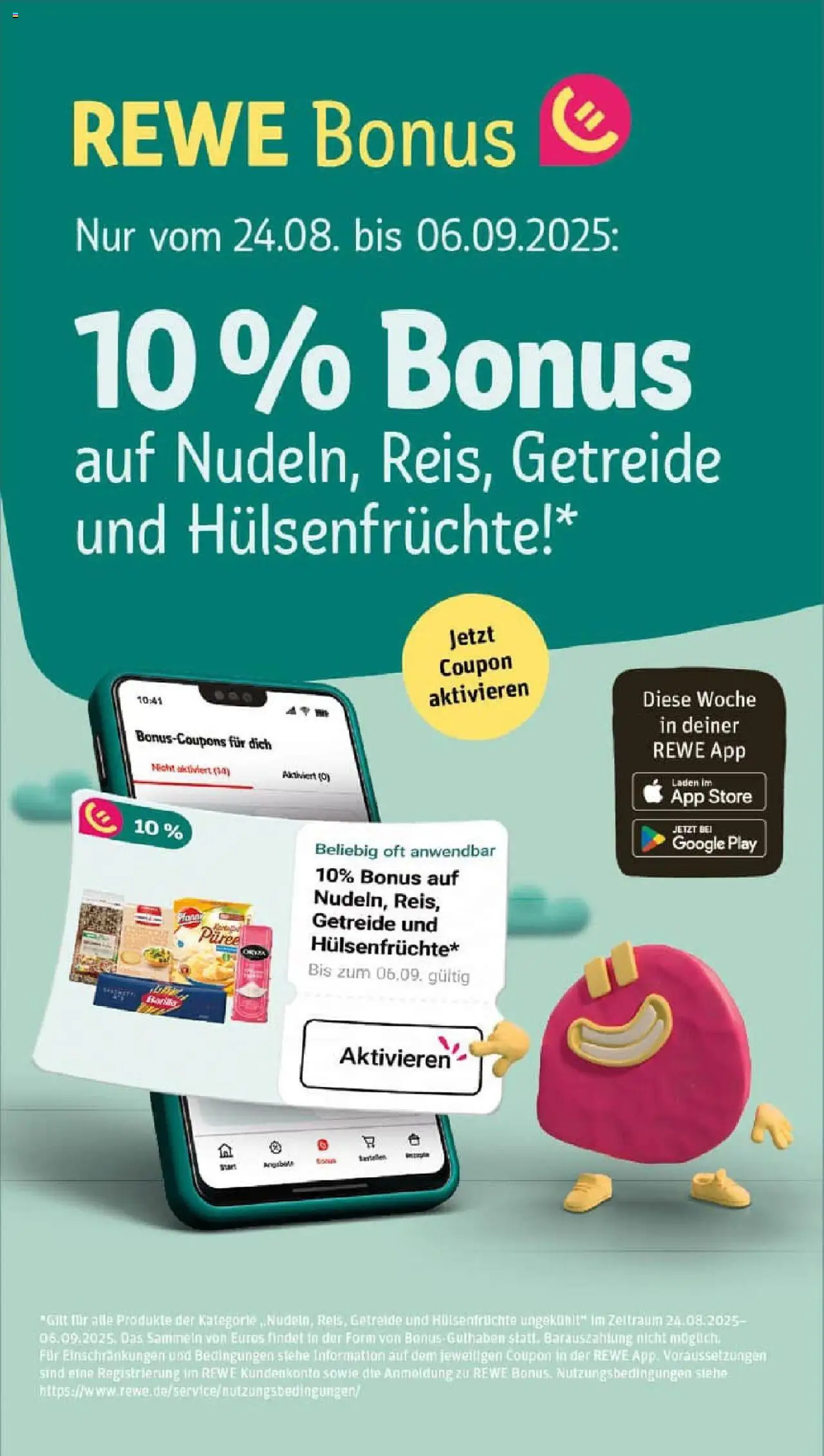 Rewe prospekt Weissenhorn	 - gültig ab dem 24.08.2025 | Seite: 3 | Produkte: Barilla, Getreide