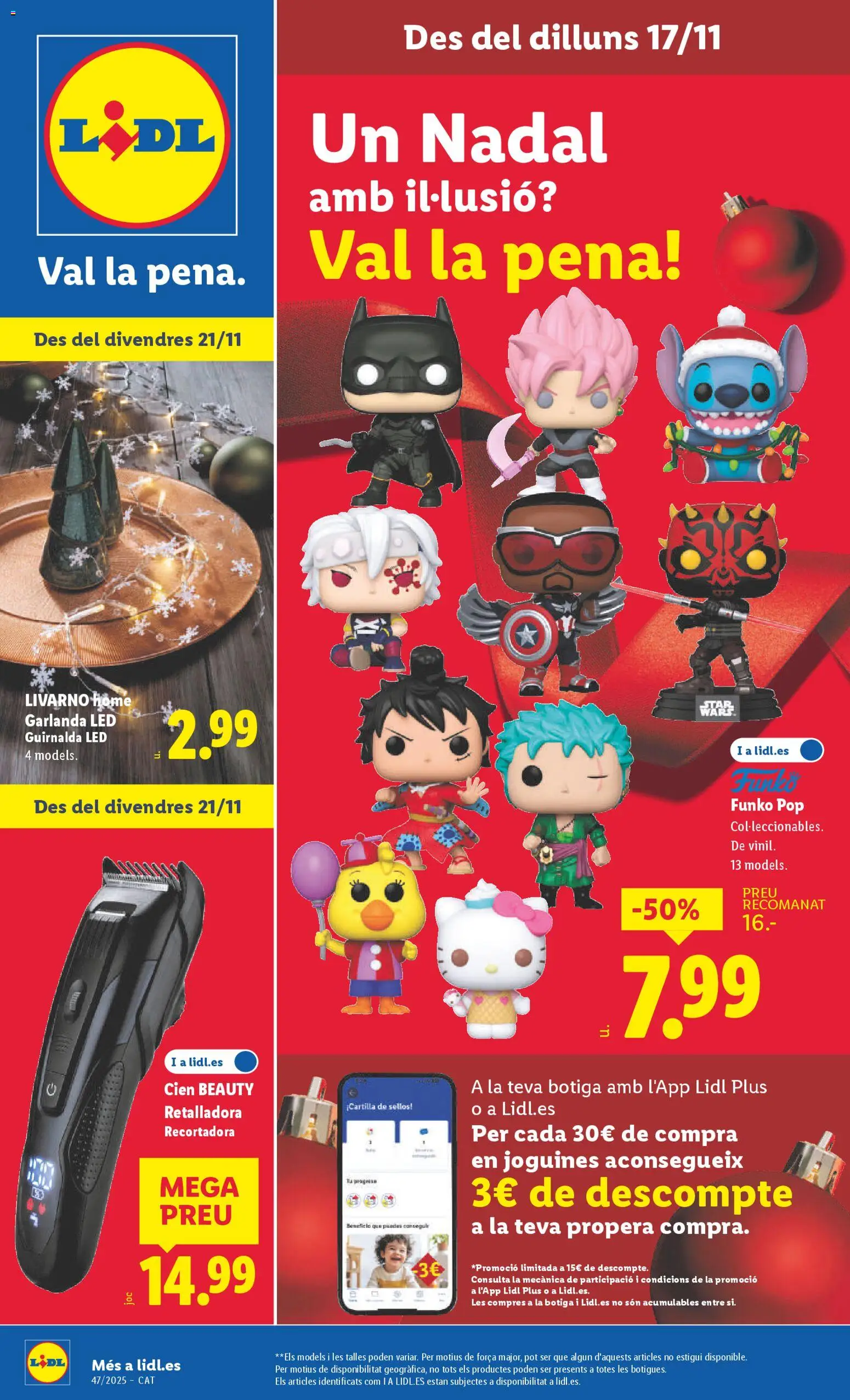 Lidl folleto de bazar │ válido desde el 17.11.2025 | Página: 1