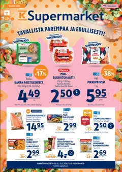 K-Supermarket-mainoslehti voimassa 12.03.2026 alkaen