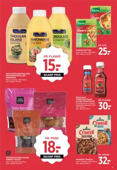 Meny - Tilbudsavis gyldig fra 13.02.2026 | Side: 23 | Produkter: Ketchup, Rosiner, Dressing, Tørret frugt