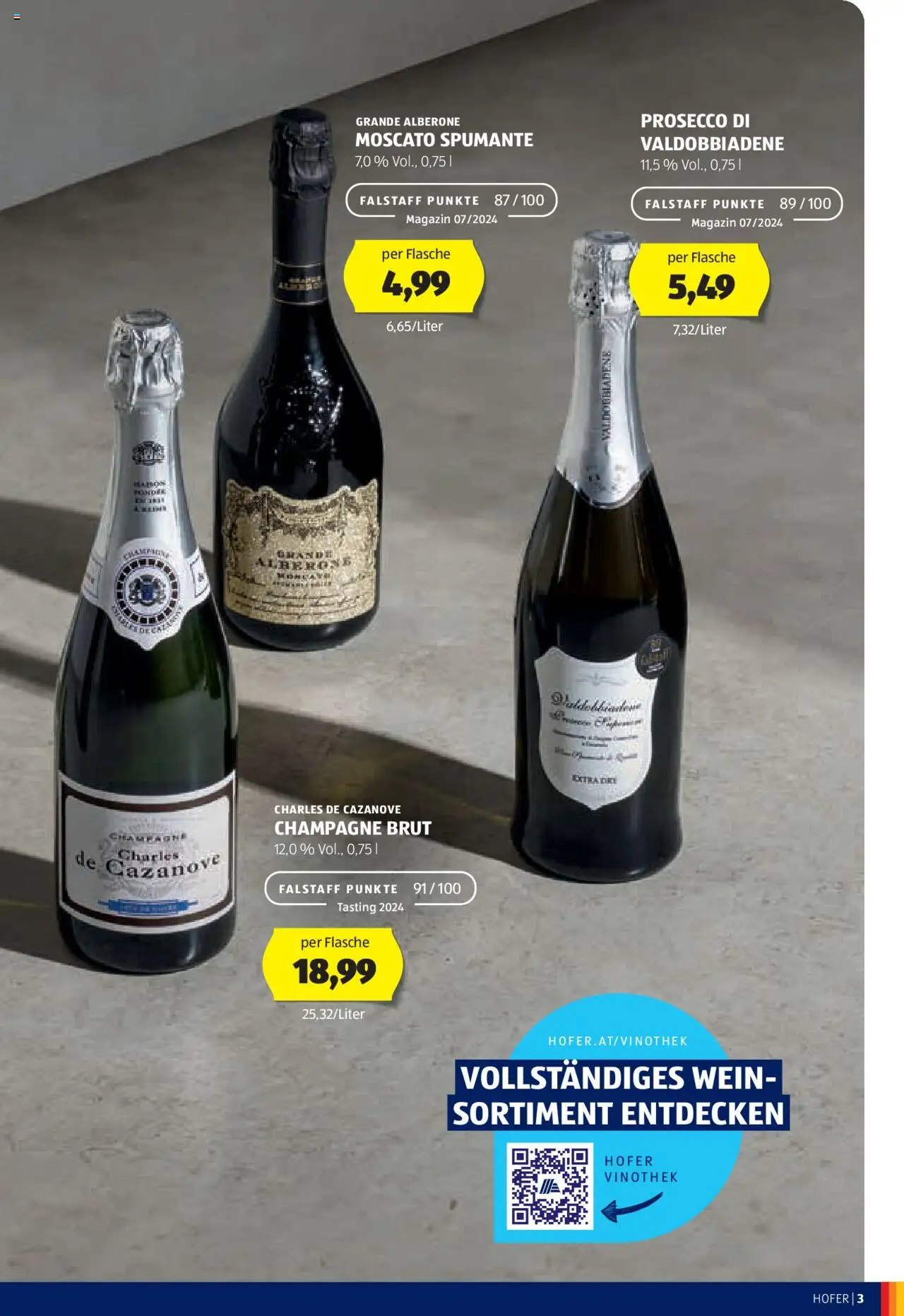 Hofer Wein-Magazin gültig ab 16.10.2024 | Seite: 3 | Produkte: Wein